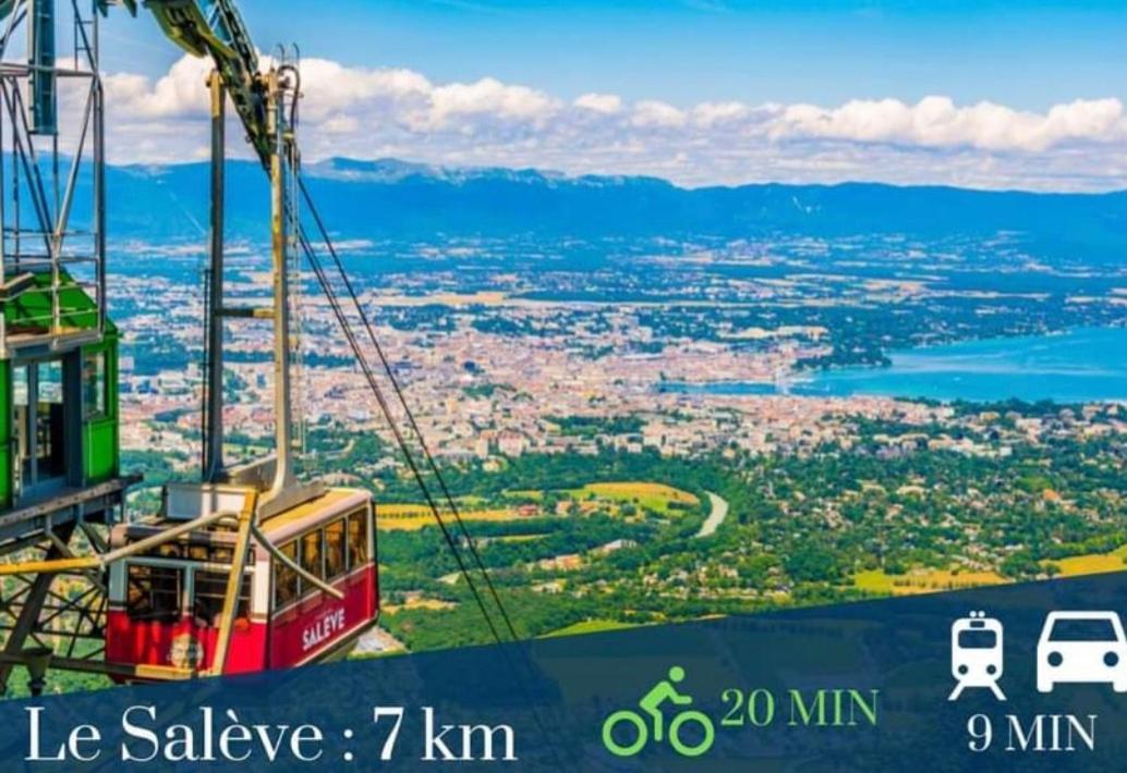 Apart 5 Personnes, 1Min Gare D'Annemasse, Geneve 5Km Apartman Kültér fotó